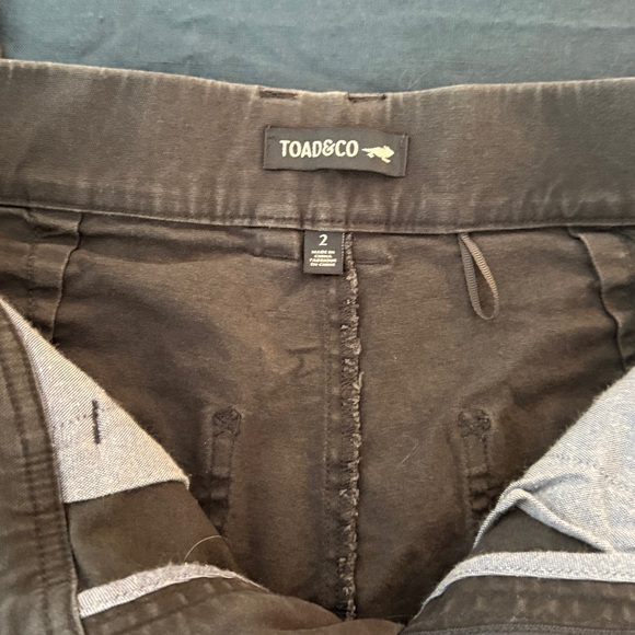 Toad & Co Earthworks Wide Leg Pant - grey/soot - size 2 - Picture 4 of 8